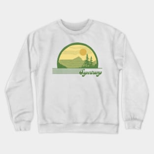 Supertramp / Retro Style Sunset Design Crewneck Sweatshirt